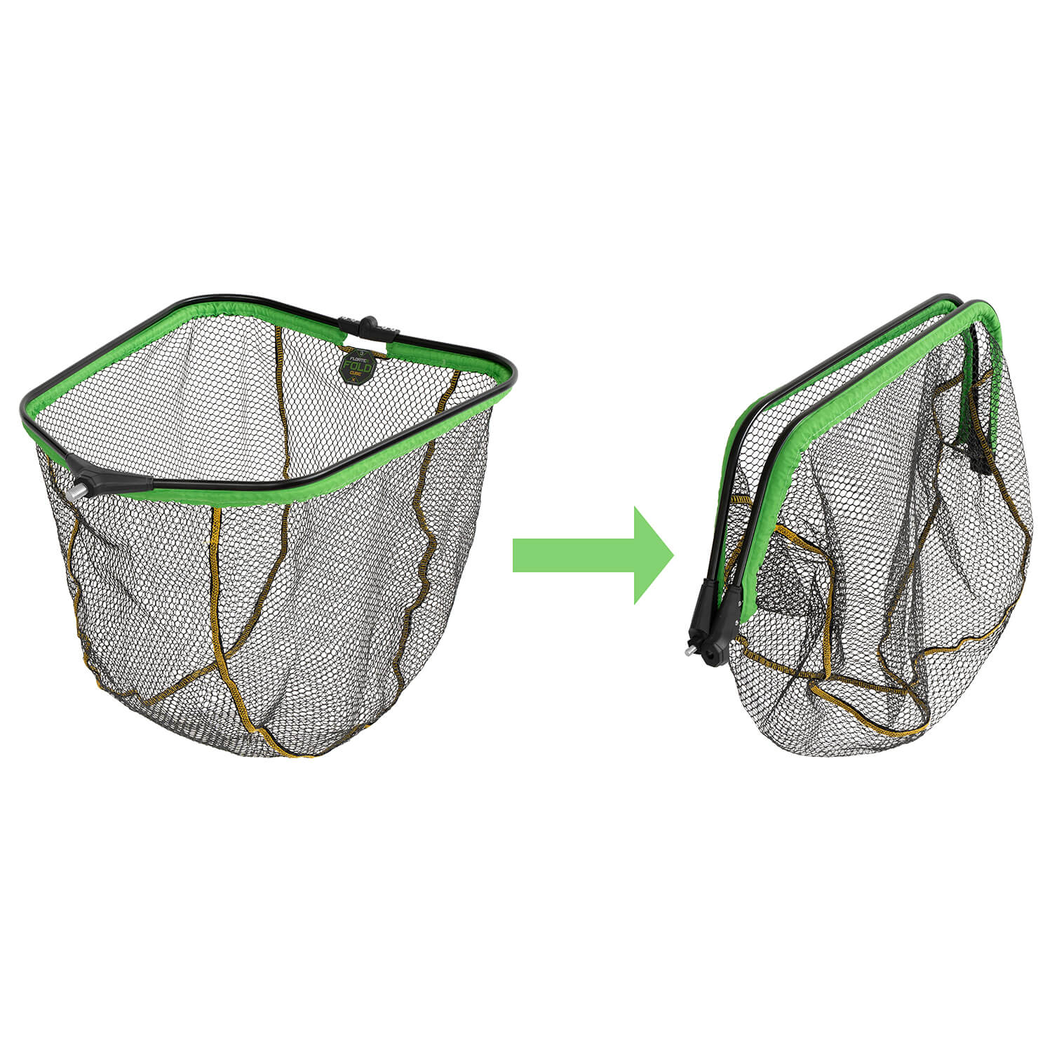 Delphin Reaxe Flotador Cabezal de Pescador Flotante Goma Plegable Pescador Verde - Imagen 13 de 14