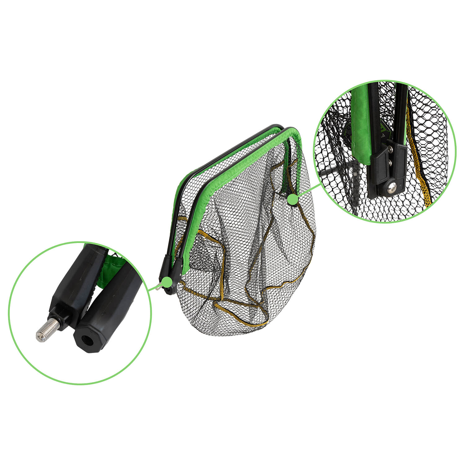 Delphin Reaxe Flotador Cabezal de Pescador Flotante Goma Plegable Pescador Verde - Imagen 14 de 14